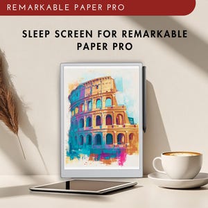 Remarkable Paper Pro Sleep Screen: Tourist Destination Cover (PNG)