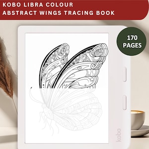 Kobo Libra Tracing Book: Abstract Designs, Stress Relief (PDF)
