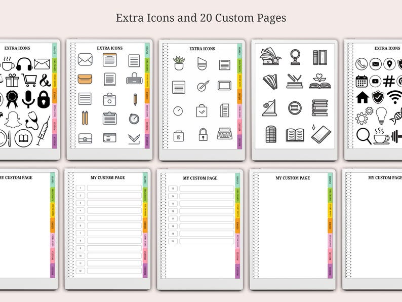 Shapes and Diagrams for remarkable paper pro journal templates, remarkable paper pro journal, remarkable pro templates, remarkable shapes, remarkable paper pro daily planner, remarkable paper pro color template, paper pro, remarkable templates
