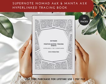 Cuaderno de citas positivas para Supernote A5X A6X (PDF)