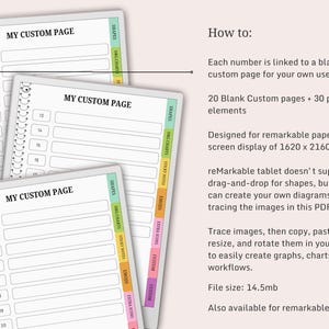 Shapes and Diagrams for remarkable paper pro journal templates, remarkable paper pro journal, remarkable pro templates, remarkable shapes, remarkable paper pro daily planner, remarkable paper pro color template, paper pro, remarkable templates