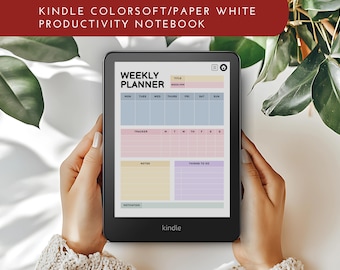 Kindle Colorsoft Productivity Notebook: Weekly Planner (PDF)