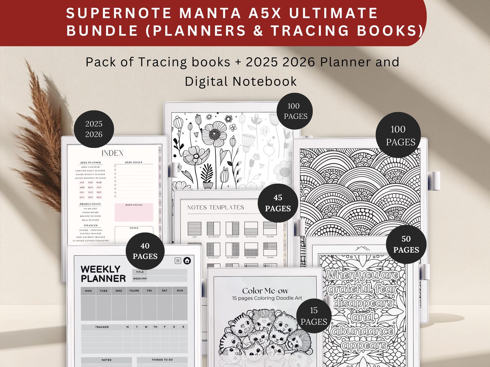 Supernote Map Template Supernote Mind Map Kit: Brain Dump Planner Templates (PDF) - Etsy