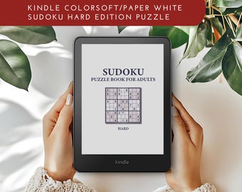 Hard Sudoku Puzzle: 200 Pages for Kindle Scribe (PDF)