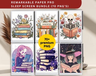 Peut inclure: Un ensemble de six illustrations numériques représentant différentes scènes avec des livres, des fleurs et des personnages. Les illustrations comprennent un crâne lisant un livre, une sorcière lisant un livre, une pile de livres avec des fleurs et une fille lisant un livre. Les illustrations sont de style cartoon et sont parfaites pour être utilisées comme fonds d'écran numériques ou pour l'impression.