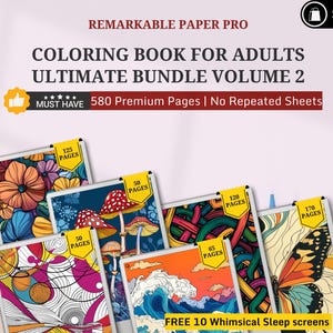 Tracing Book Bundle for remarkable 2, remarkable 2 templates, remarkable 2 planners, rm2 tracing sheets for adults, remarkable templates, doodle pattern, remarkable templates pattern, remarkable templates tracing book, rm2 tracing bundle, rmpp