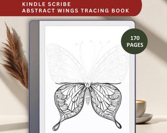 Kindle Scribe Abstract Wings Tracing Book (PDF)
