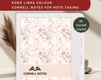 Kobo Libra Color Cornell Notes: Verlinktes Studenten-Notizbuch (PDF-Download)