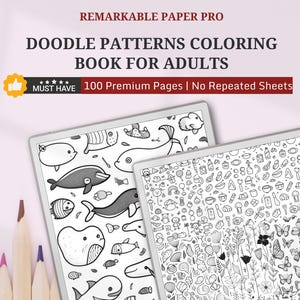 Doodle Patterns Coloring Book for Remarkable Paper Pro (PDF)