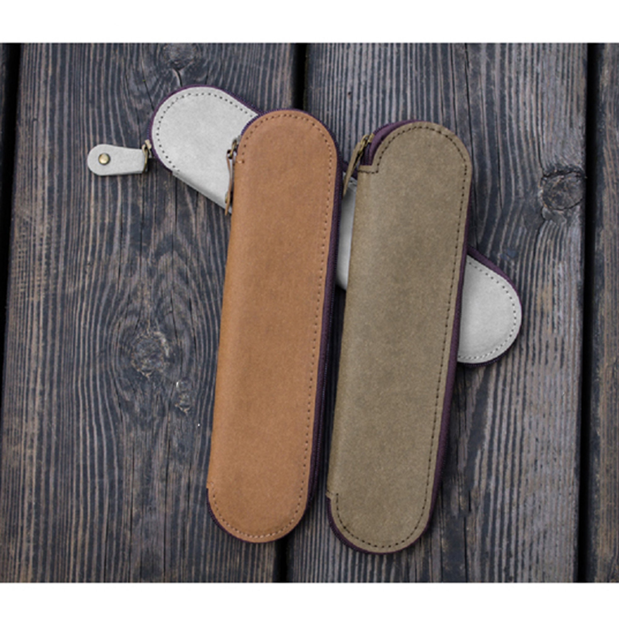 Kraft Paper Pencil Case Student Supplies Pencil Case Small Etsy