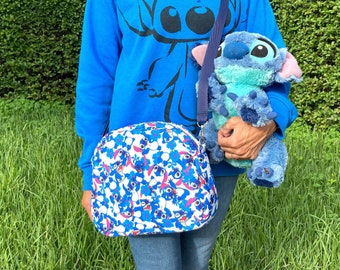 Bolso bandolera Stitch, bolso de hombro, bolso disney Lilo y Stitch