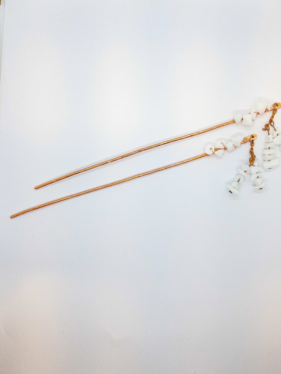 Brass Wavy Hair Chopsticks Copper Hair Pin Holders Details about 2 Metal Hair Sticks Gift Brass Wavy Hair Chopsticks Copper Hair Pin Holders Details about 2 Metal Hair Sticks Gift