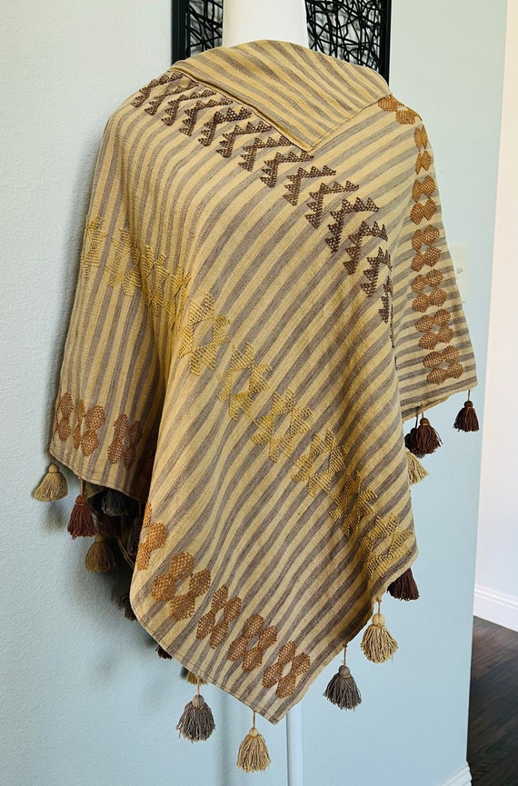 Mexican Poncho Mexican Shawl. Handmade Mexican Poncho. - Etsy