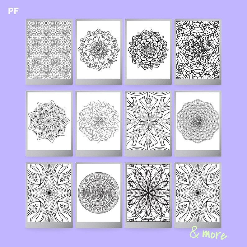 Mandala Coloring Book | Bundle 120 Designs for Remarkable Paperpro ...