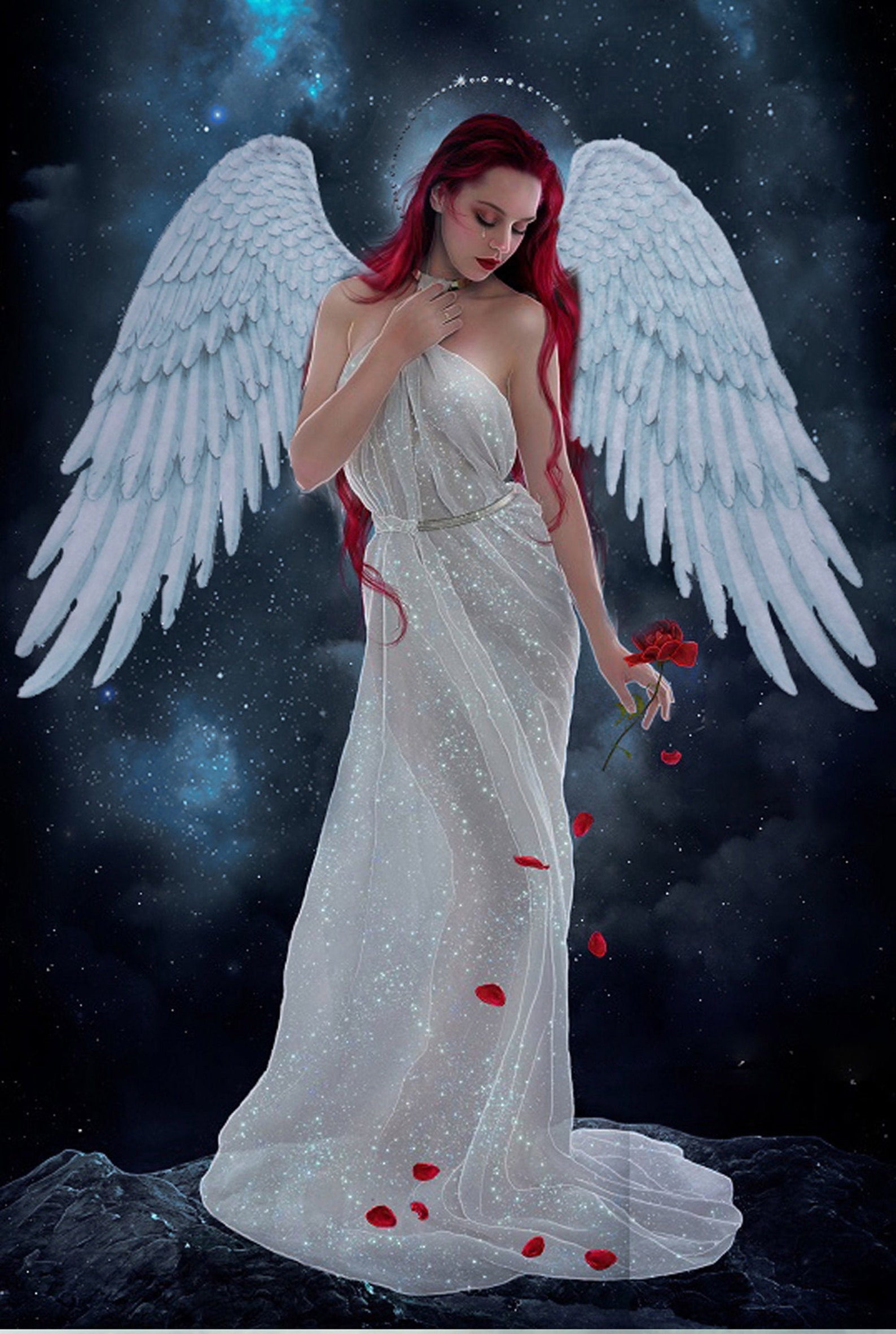 Leuchtende Engelsflügel-Kostüm Mit Verstellbaren Trägern - Perfekt Für Cosplay & Partys