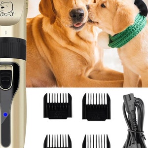 Dog Professional Hair Clipper Electrical Grooming  Trimmer For Pets USB Rechargeable Shaver Low Decibel Animals Hair Cut Machine For Dogs
