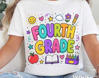 Fourth Grade Teacher Tshirt, Teacher Team Tee, Back To School Shirt, Elementary Teacher, New Teacher Gift