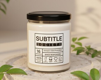 Soja-Kerze, koreanische Soja-Wachs-Kerze, dekoratives C-Drama-Geschenk, Duftkerze