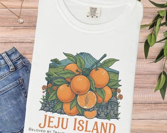 Kdrama Jeju Island Shirt, Korean Drama Aesthetic Tee, K-Drama Gift for Fans, Vintage Travel Style, Korean Inspired Graphic T-Shirt