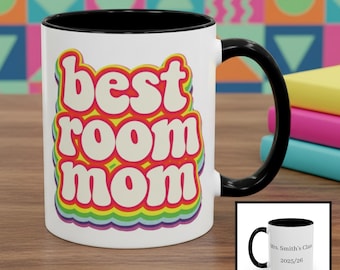 Personalized Room Mom Mug, Class Parent Volunteer Thank You, End of School Year Gift