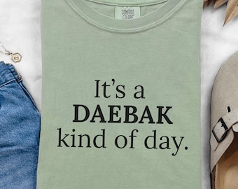 Daebak Korean Graphic Tee, K-Drama Fan, Korean Style Unisex Shirt, Kpop Fan Gift