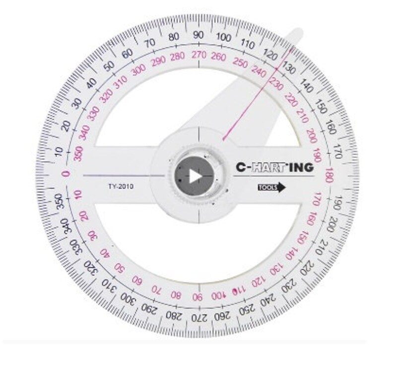 high quality 360 degree pointer protractor ruler angle finder etsy