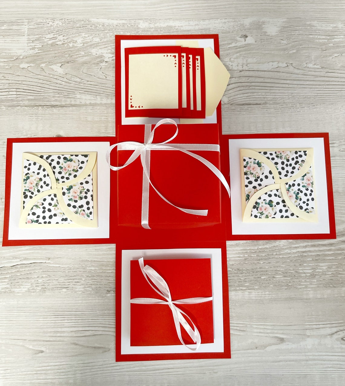 Exploding Box Explosion Box Gift Box Scrapbook Etsy