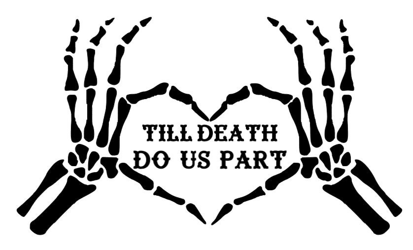Till Death Do Us Part Vehicle Decal | Etsy