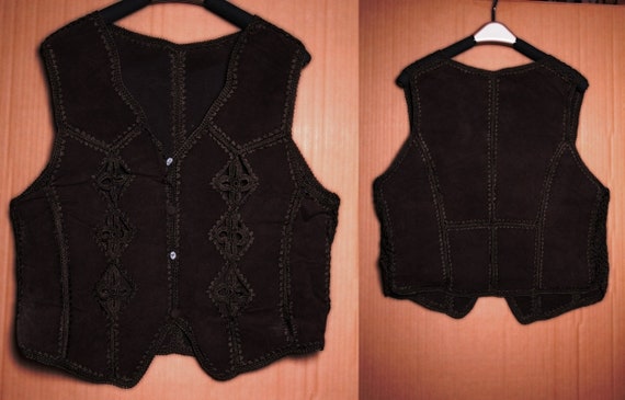 Vintage Suede Hippie Vest