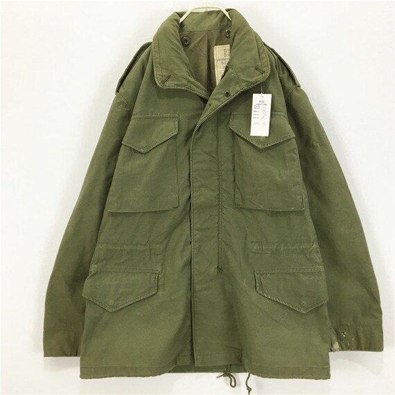 Navy Green Alpha USA Made Military Vintage Parka J