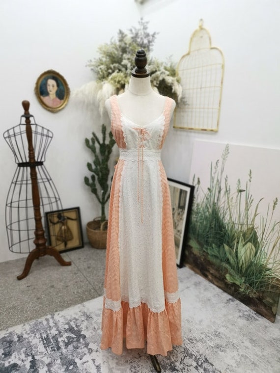 Vintage 60's California Country Pastoral Checked