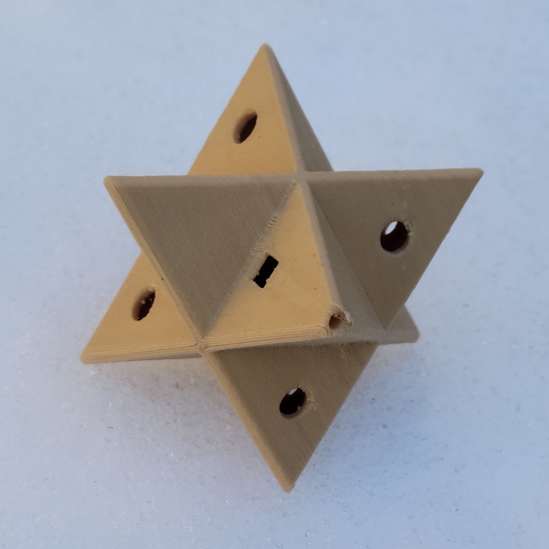 The Merkaba Ocarina A Startetrahedron Ocarina Key of G Small 40mm V.14 Etsy