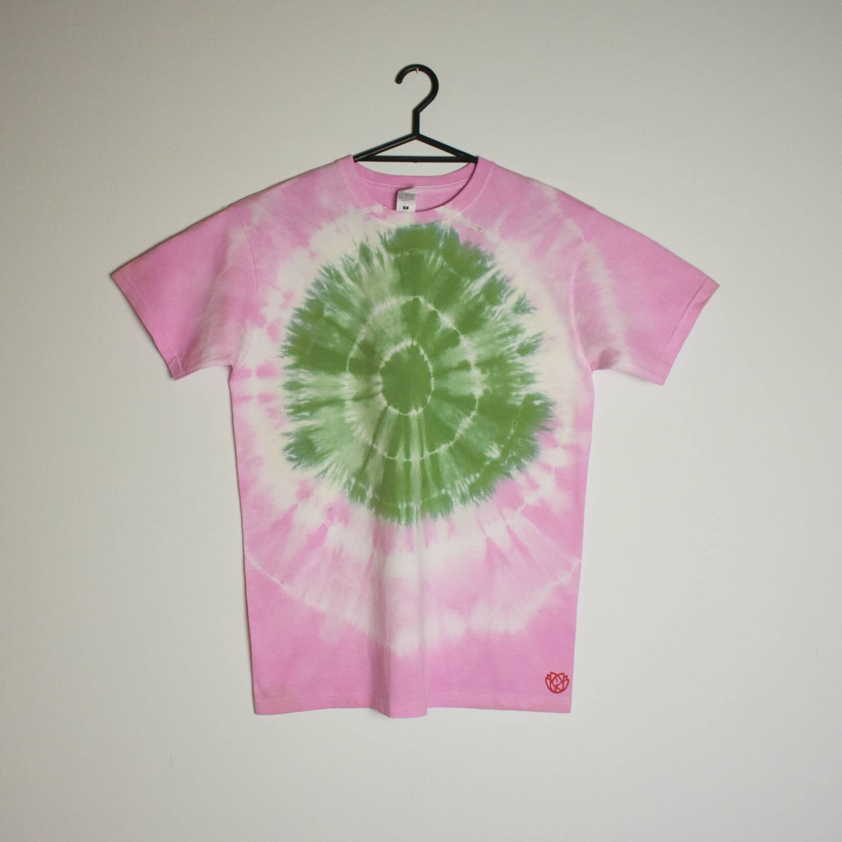 Green and Pink Tie Dye Shirt | Etsy