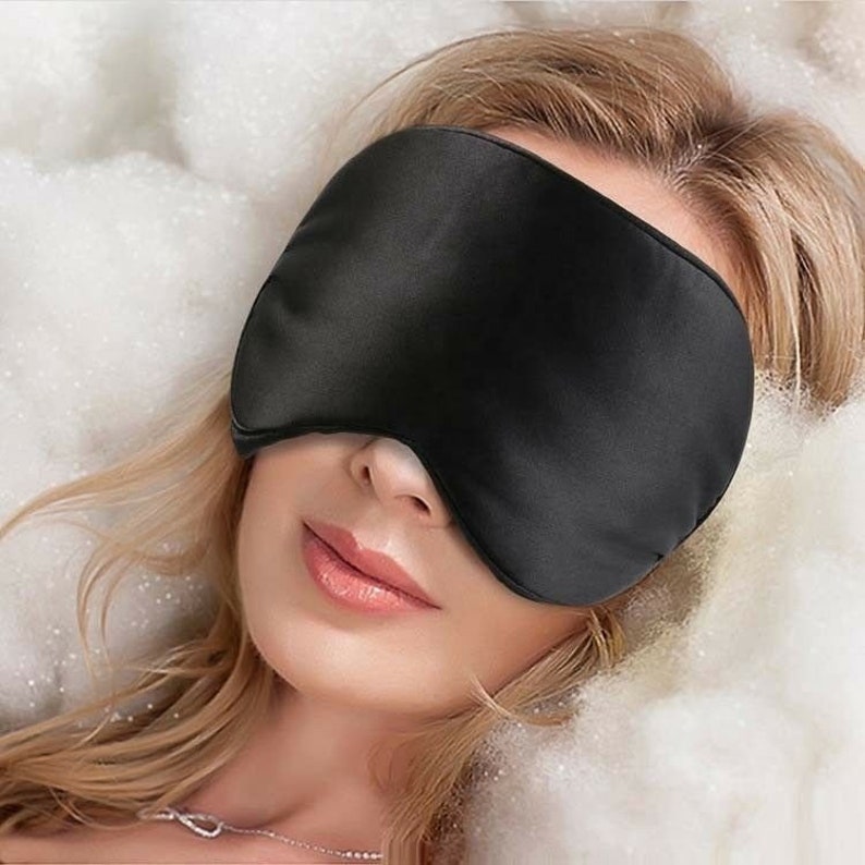 Luxury 100% Pure Mulberry Silk Sleep Eye Mask For Women/ Men/ Brides 6A 19 Momme Top Quality Silk
