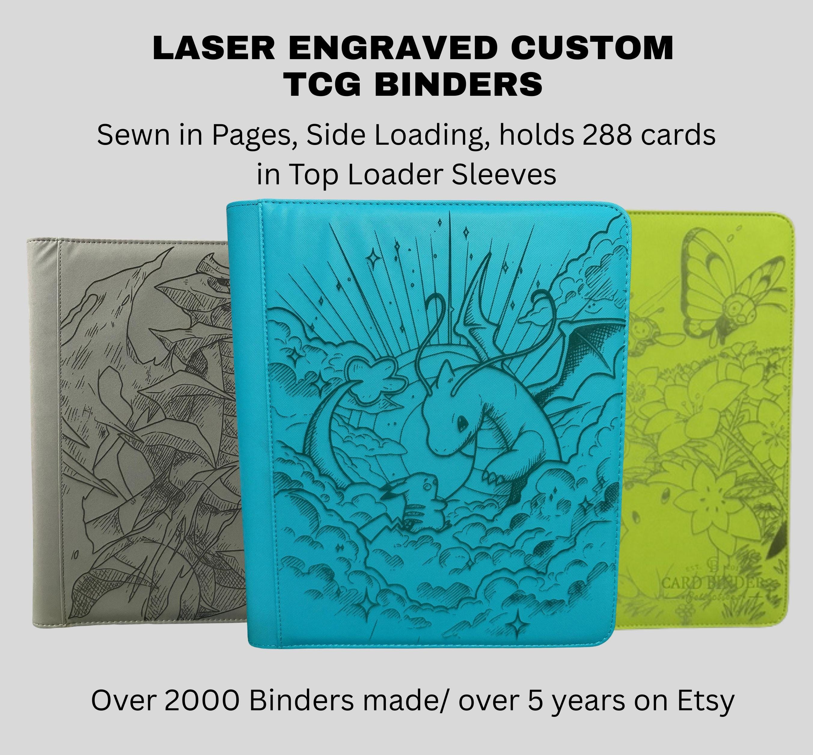 custom 9 pocket card binder Amazon.com: Card Guardian - 9 Pocket Premium Binder with Zipper for 360  Cards Trading Card Games TCG (Lime Green) - Side Loaded Pockets main image 1