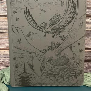 Custom &quot;Top Loader&quot; 9 pocket Laser Engraved Trading Card Binder – Custom PU Leather Storage for TCG Collectors