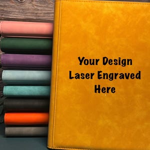 Raccoglitore per carte collezionabili personalizzato con incisione laser – Contenitore in similpelle personalizzato per collezionisti di carte collezionabili TCG