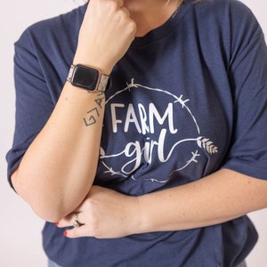 Chica de granja / Camiseta, camiseta de manga larga, sudadera de cuello redondo o sudadera con capucha