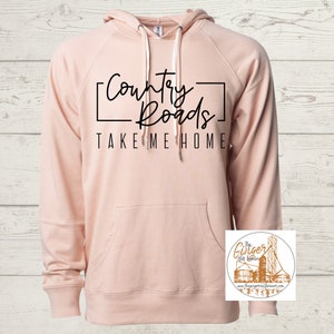Country Roads Take Me Home Graphic Tee, Long Sleeve Tee, Sweatshirt and Hoodie