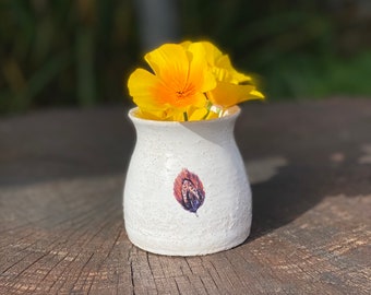Handmade Vase Pot Bowl for plants, cache pot / handmade candles Pottery pottery, indoor plant, planter, Bowl candle plant pot feather
