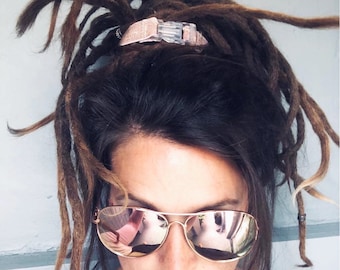Dreadlock Hairband Big Hair 12 Inch Band Festival Dreads Glitter