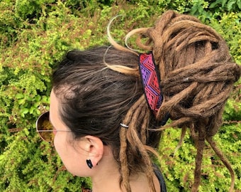 Dreadlock Hairband Big Hair 12 Inch Band Festival Dreads Hippy Athletic