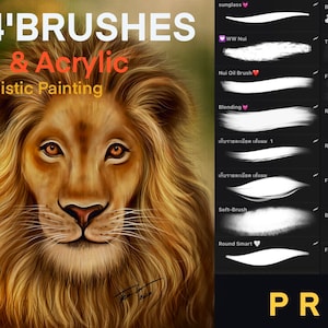 Oil Brush, Realistic Painting Brush, Procreate oil, Procreate Brush, Oil painting
