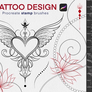 Tattoo design, procreate tattoo, tattoo procreate stamp, procreate brush, stamp, procreate, tattoo, tattoo guid,