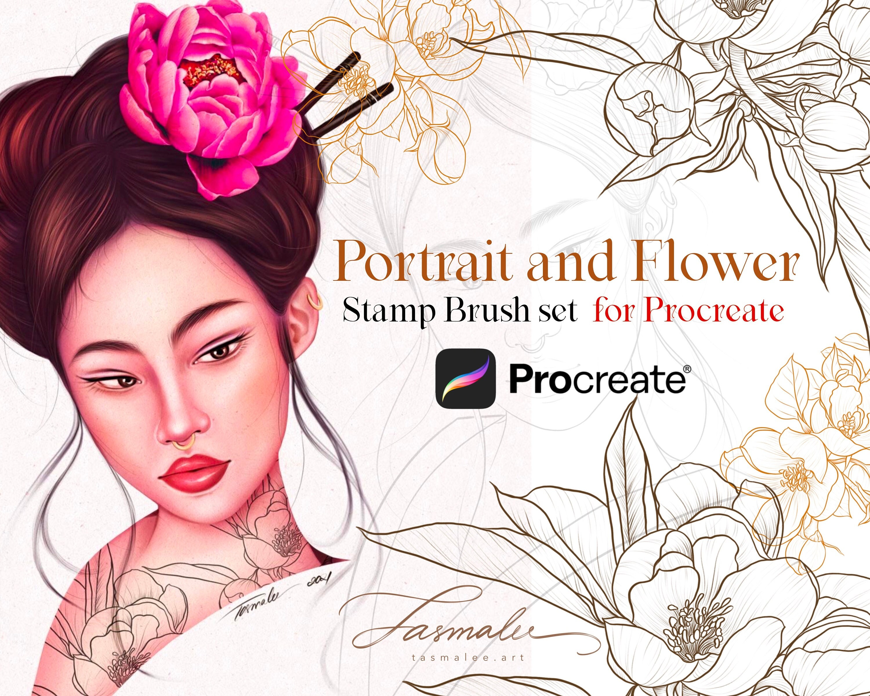 Procreate Brush, Stamps, Tattoo Guid, Tattoo Brush, Tattoo Stamp