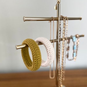 Häkelanleitung: Brooklyn Armreif / Armband / Schmuck / Armreif / Zubehör / Digital Download / PDF