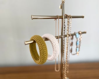 Schema all'uncinetto: The Brooklyn Bangle / Bracciale / Gioielli / Bracciale / Accessori / Download digitale / PDF