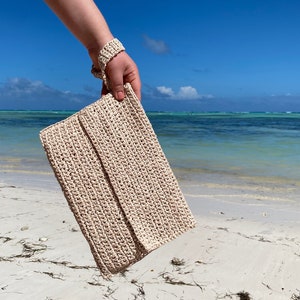 Patrón de Ganchillo: El Clutch Cap Cana / Clutch / Bolso de Verano / Bolso / Clutch de Verano / Descarga Digital / PDF