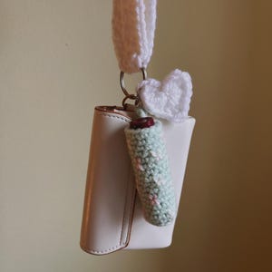 Lip Balm Holder Key Chain | Chapstick Holder | Backpack Charm | Minimalist