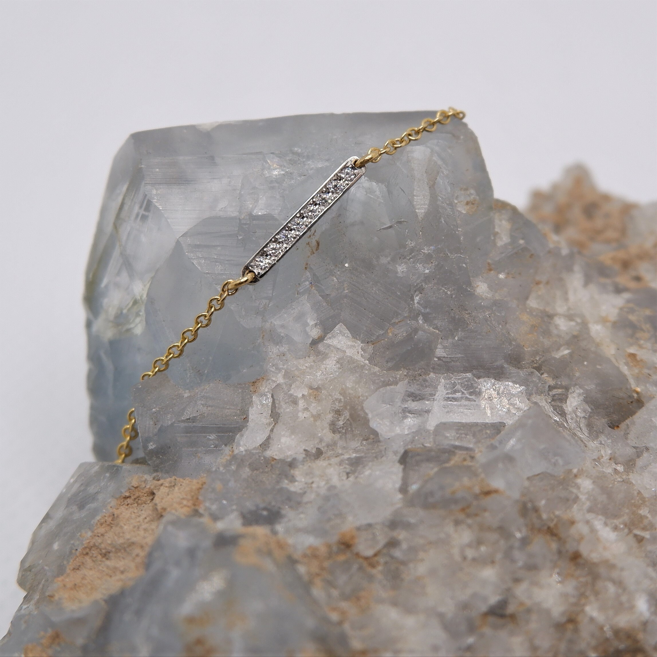 Baby's First Diamond Bracelet Classic Bar Style Etsy